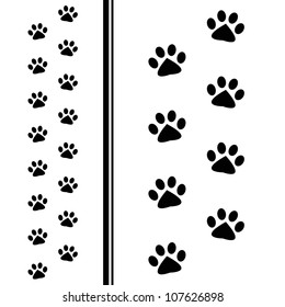 animal paw prints