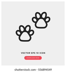 animal paw vector icon. Modern, simple flat vector illustration for web site or mobile app
