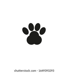 se imprimen patas animales. ilustraciones vectoriales abstractas, pasos 10