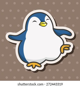 animal pengiun cartoon theme elements
