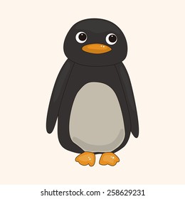 animal penguin cartoon theme elements