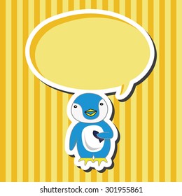 animal penguin cartoon theme elements