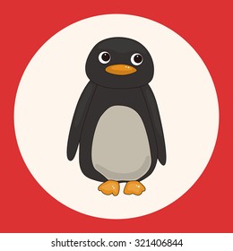 animal penguin cartoon theme elements