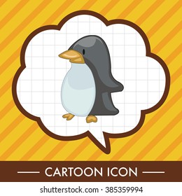 animal penguin cartoon theme elements