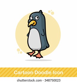 animal penguin doodle