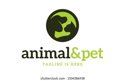 Animal and pet logo for animal care business, community and other related business
