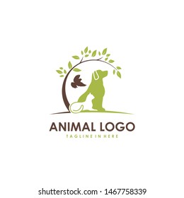 animal pet logo vector template