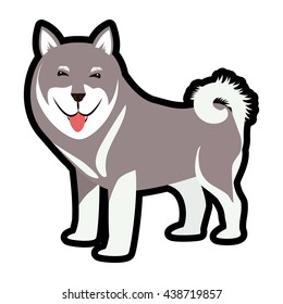 Animal and Pet love. Dog cartoon  icon. vector graphic
