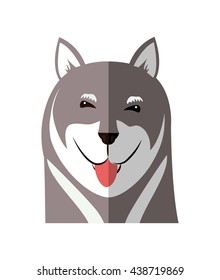 Animal and Pet love. Dog cartoon  icon. vector graphic