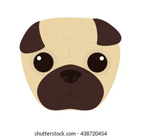 Animal and Pet love. Dog cartoon  icon. vector graphic