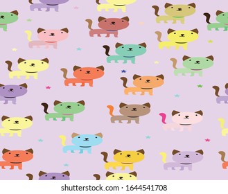 animal pet pattern  vector seamless 