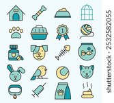 ANIMAL - PET SHOP ICONS SET