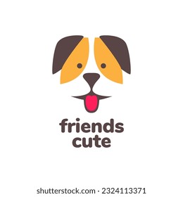 animal pets dog puppy jack russel terrier cute mascot cartoon logo design vector