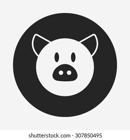 animal pig icon