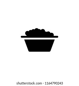 animal plate vector icon