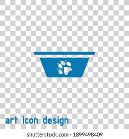 animal plate vector icon on an abstract background