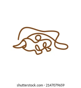 Animal Platypus Business Vector Design