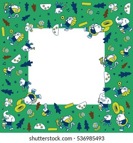 animal play music.blank space