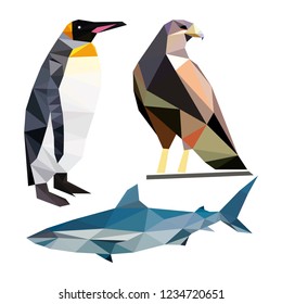 Animal polygon Design.