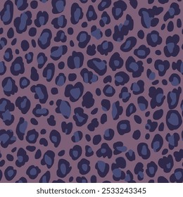 Animal print with abstract spots. Colorful flat abstract animal print. Seamless vector pattern suitable for apparel, textile, wrapping paper.