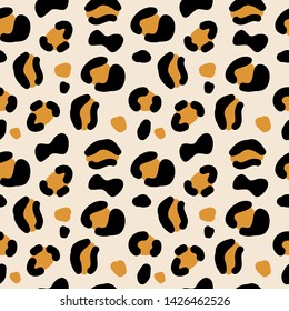 Animal print background. Seamless pattern. Moroccan style. Vector illustration. 