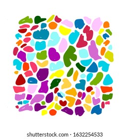 Animal print, background for your design. Vector illustration