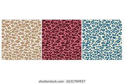 Animal print in a black and white pattern. Fashionable leopard or cheetah spot style. torques blue Leopard Pattern Print