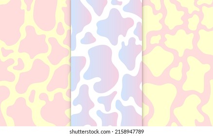 Animal print collection background Vector