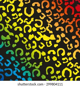 animal print design, vector illustration eps10 graphic 