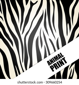 Animal print design, vector illustration eps 10.