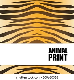 Animal print design, vector illustration eps 10.