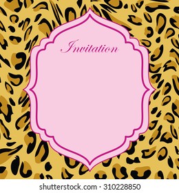 animal print design, vector illustration eps10 graphic 