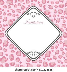 animal print design, vector illustration eps10 graphic 