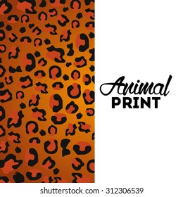 animal print design, vector illustration eps10 graphic 