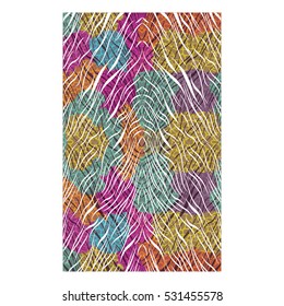 Animal print frame design