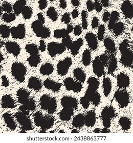 Animal print fur seamless pattern