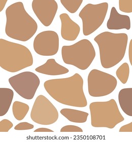 Animal Print Giraffe Repeatable Seamless Pattern