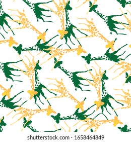 Animal print, Giraffe, vector illustration