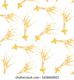 Animal print, Giraffe, vector illustration