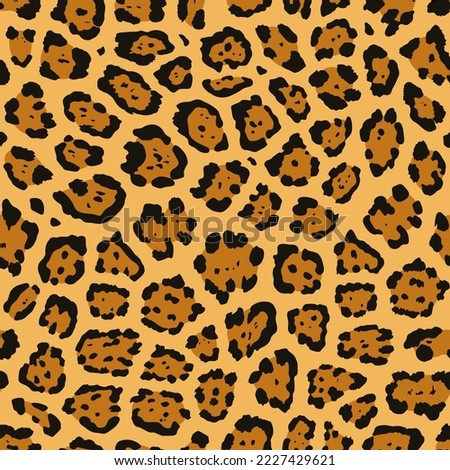 animal print. jaguar seamless pattern. exotic wild background. good for fabric, wallpaper, coat, fur, summer dress, fashion, textile.