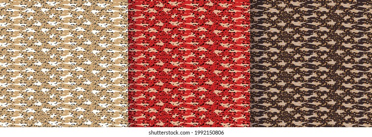 Animal print, Leopard pattern, jaguar pattern, animal fur vector