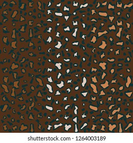 Animal print, leopard skin seamless pattern. Trendy colors