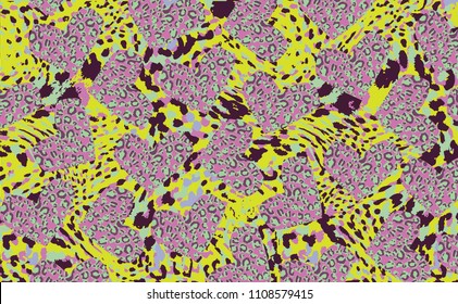 Animal print, leopard texture background