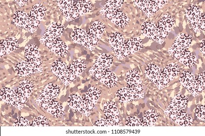 Animal print, leopard texture background