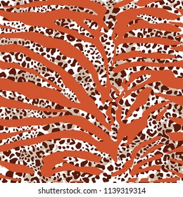 Animal print, leopard texture background