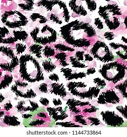 Animal print, leopard texture background