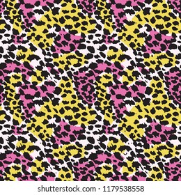 Estampado animal, fondo de textura de leopardo
