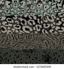 Animal print, leopard texture background