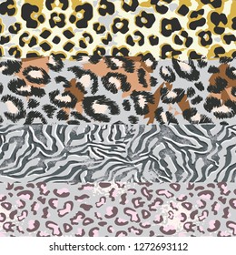 Animal print, leopard texture background