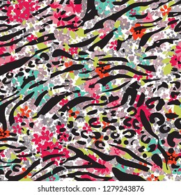 Animal print, leopard texture background